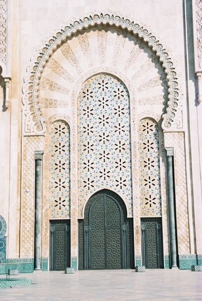 Bronze Doorway, Hassan II Mosque, Casablanca